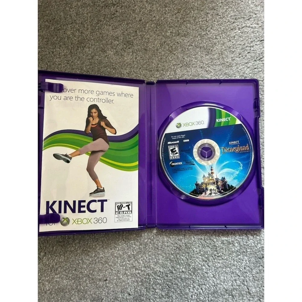 Disneyland Adventures Xbox 360 Kinect Game Complete with Case‎ & Manual
